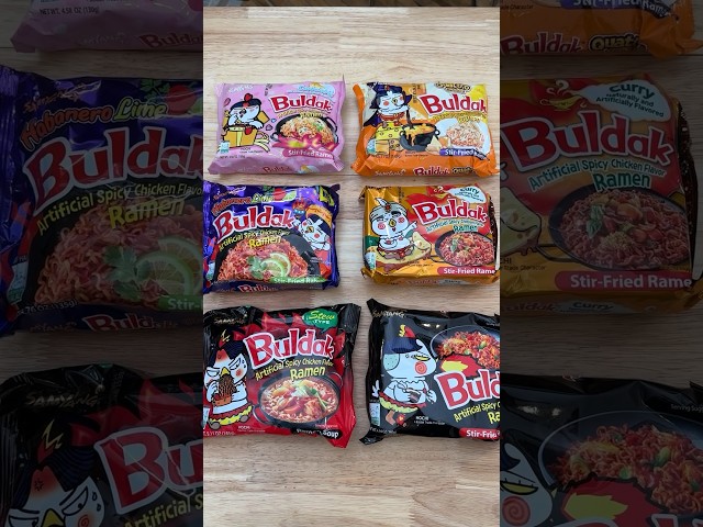 Ranking Samyang Noodle Flavors