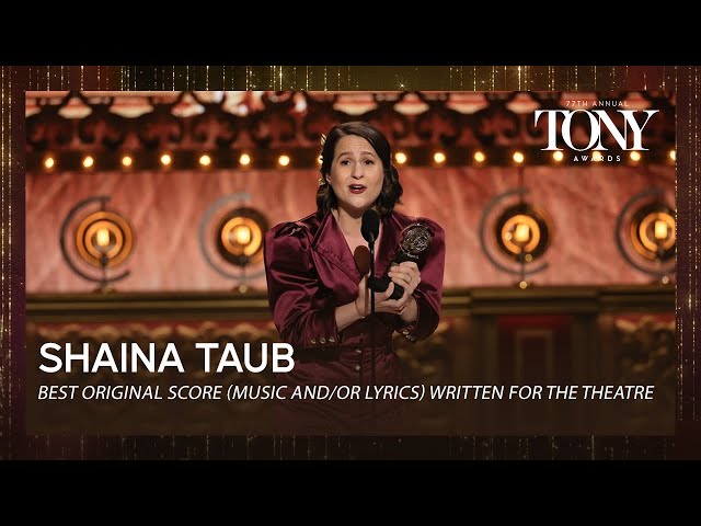 Shaina Taub | 2024 Tony Awards Acceptance Speeches