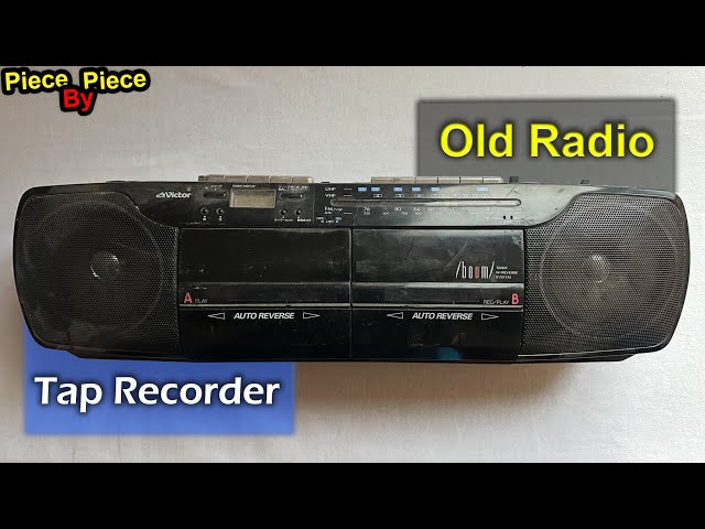 Exploring Vintage Audio Tech: Teardown of a Radio and Tape Recorder