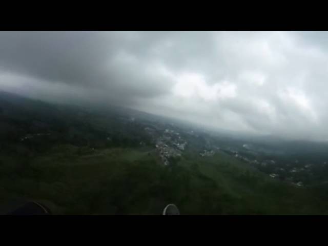 First Paragliding Flight at Puncak, Indonesia on September 19th 2016