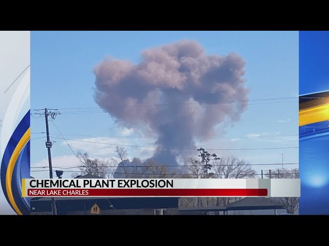 Chemical plant explosion in Westlake