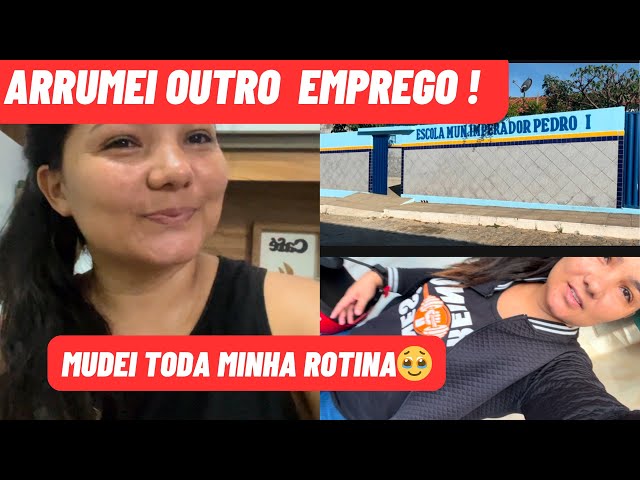 ARRUMEI OUTRO EMPREGO ! Mudei toda MINHA ROTINA VEJA @franadornooficial @dayanelunguinho