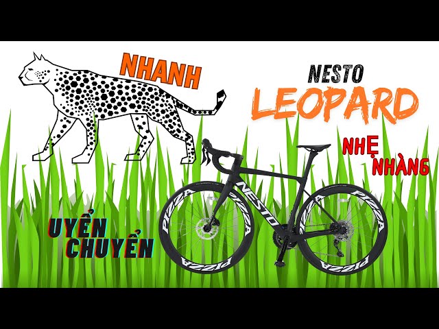 Nesto Leopard Kẻ Săn Mồi ĐIÊU LUYỆN 👉0935593951☎️ #LêĐức #nesto #nestoleopard #xedapnesto #roadbike