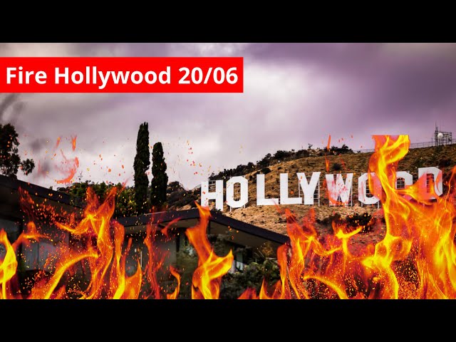 Hollywood caught fire 06/20/2022