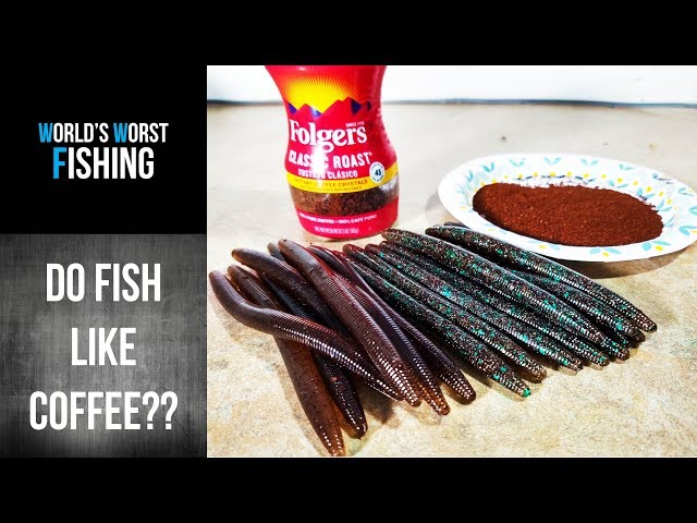 Making & Testing COFFEE BAITS; Making Soft Plastic Lures Using Real Coffee Grounds