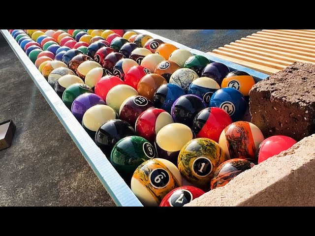 Welcome to Marble Run Live ☆ Handmade wooden rain gutter slope & colorful balls ASMR