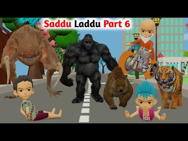 Saddu Laddu Part  6 | Kaddu Paddu | pagal beta | desi comedy video | Cartoon Video cs | Bittu Sittu