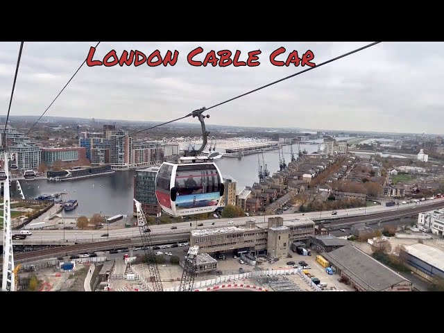 London cable car | Unique experience and breathtaking views of the thames river.