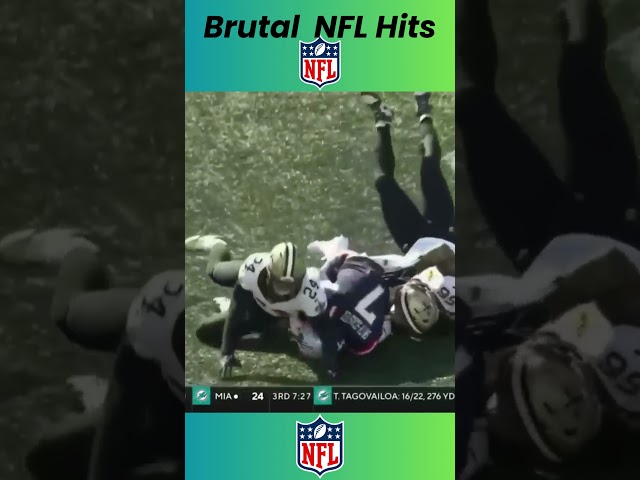 NFL Brutal Hit 💥 | #NFL #BigHits  #FootballHighlights #NFLHits #Tackles