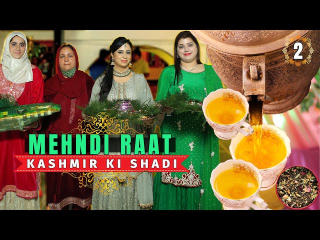 Grand Kashmiri MEHNDI-RAAT Celebration & 15-Course WAZWAN Kashmiri Wedding | Srinagar, India  🇮🇳