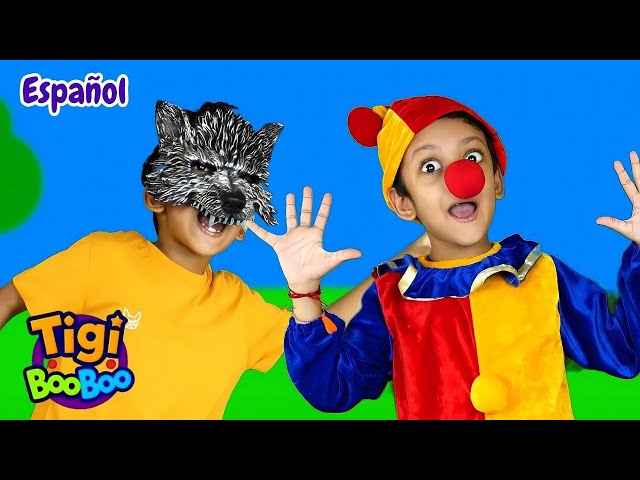 Gran Lobo Gris Vete 🐺😻 | Canción infantil | Canciones para niños  - TigiBooBoo