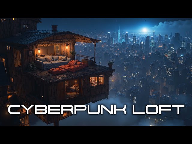 Dreamy Cyberpunk Loft 🌃 Cyber City Chill Spot | The Cyberpunk Future