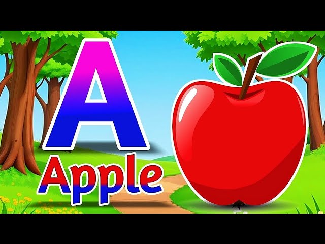 Phonics Song 2 with TWO Words in 3D-A For Airplane - ABC Alphabet Songs with Sounds for Children