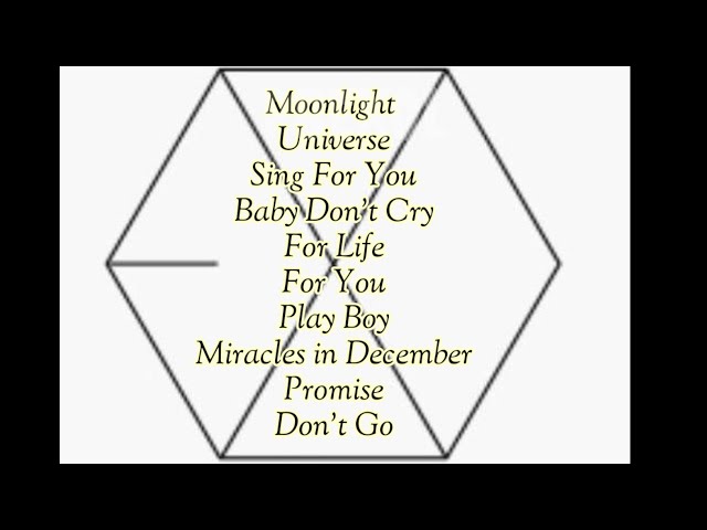 EXO Ballad Songs  Playlist (with easy lyrics)