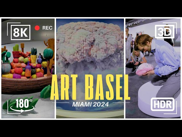 The Best of Miami Art Basel 2024 in Virtual Reality 8K 3D 180°: 10 Pieces That Left Us Speechless