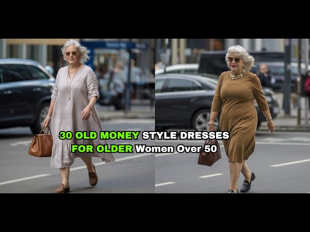 Top 30 Old Money Style Dresses for Older Women Over 50 - Natural Older Women Over 50 - Trends 2025