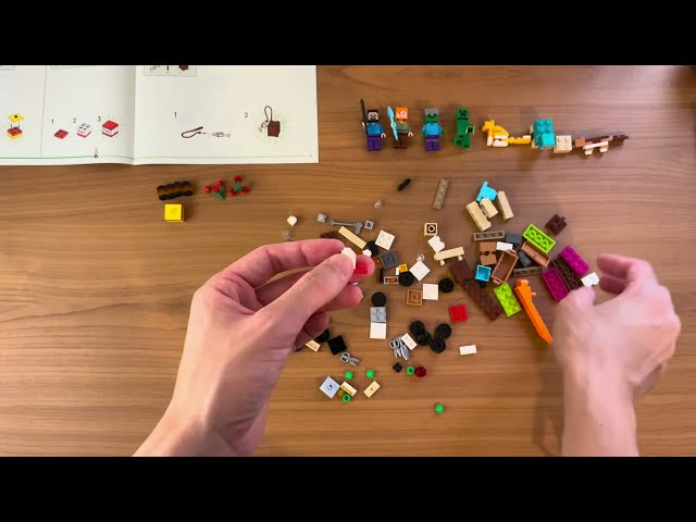 [#3] LEGO Minecraft The Crafting Box 4.0 21249 [Unboxing Toys]