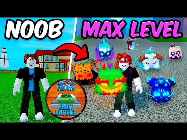 Noob to MAX Level With FRUIT NOTIFIER | Roblox Blox Fruits