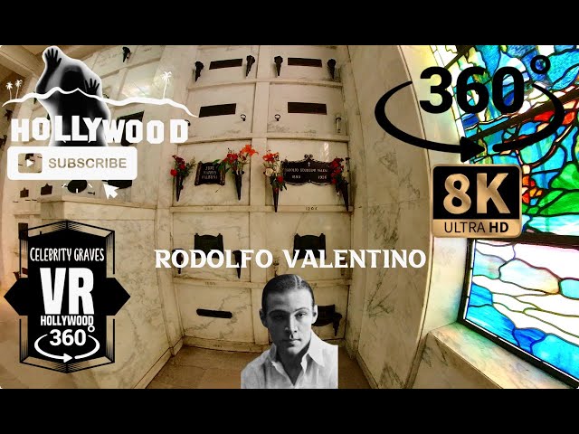 CELEBRITY GRAVES 360 VR // RODOLFO VALENTINO'S HAUNTED GRAVE