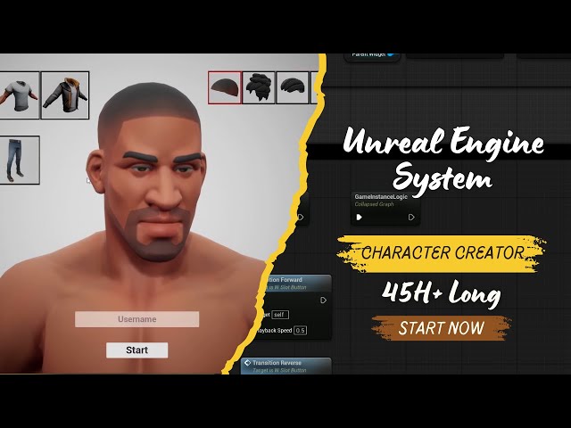 Unreal Engine - Character Creation System - Trailer