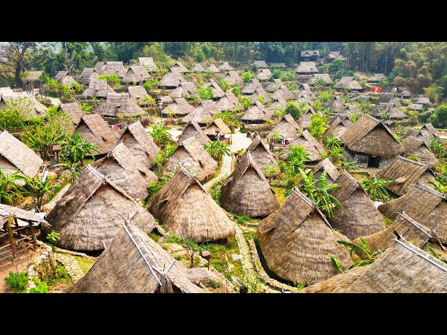 【2M Views】The last primitive tribe in China: Wengding Village, the remnants of Wa dance and culture.