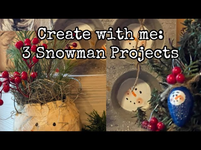 DIY & Upcycle Snowman Projects