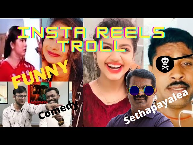 Instagram reels troll tamil | tamil troll videos |  #gb muthu comedy.