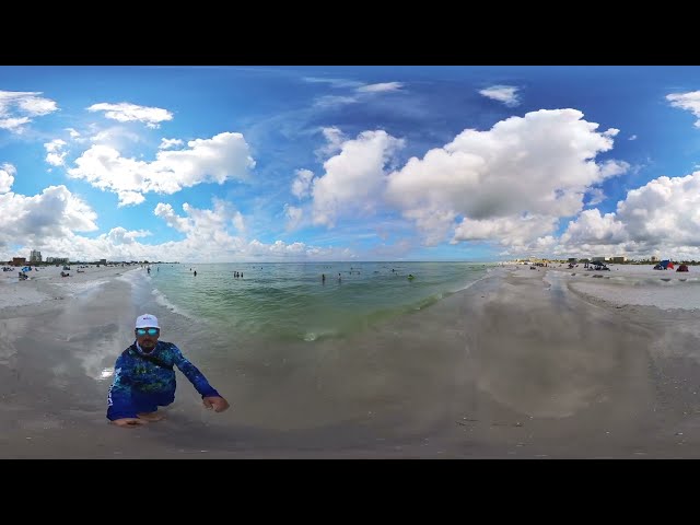 Meta Quest VR #2 TREASURE ISLAND BEACH Florida Like Never Before: 360°videos Adventures Await!