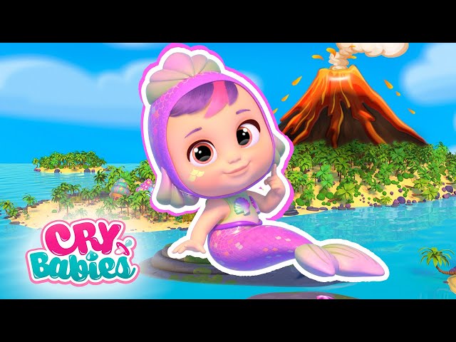 DON'T Wake Up The VOLCANO 🌋😱 TROPICAL ISLAND 🌴🐠 CRY BABIES 💦 MAGIC TEARS 💕 CARTOONS in ENGLISH