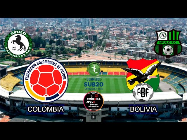 #30ENERO2025: SUDAMERICANO SUB 20 ... COLOMBIA vs. BOLIVIA !!!