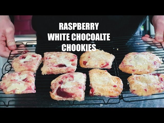 Raspberry White Chocolate Cookies