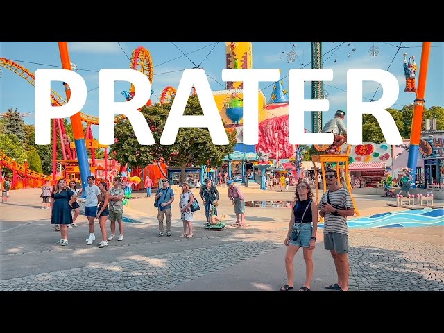 Vienna Walk Prater Amusement Park, July 2024 | 4K HDR