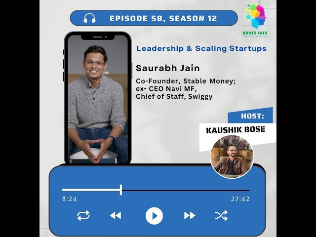 Ep  58  Saurabh Jain: Co Founder, Stable Money