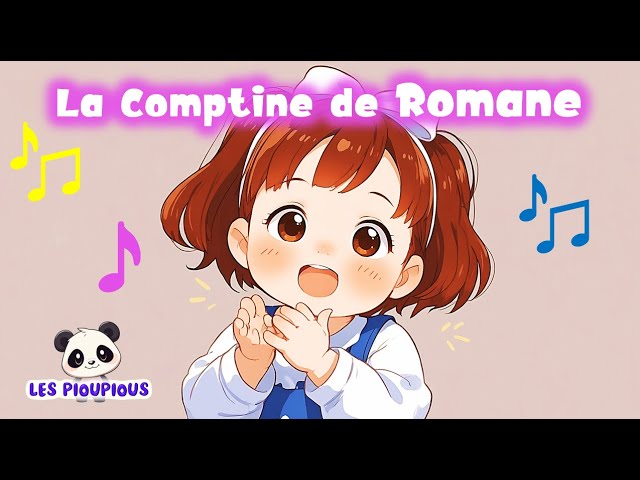 🎶 La Comptine de Romane - Chanson rigolote pour les petits 🎵