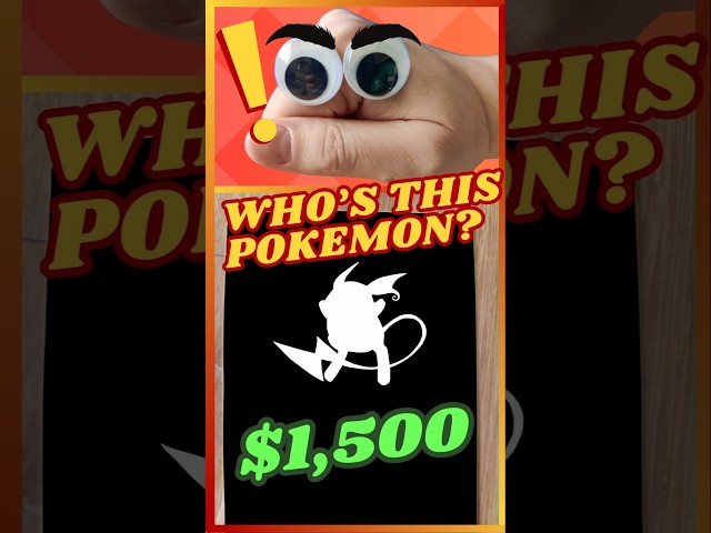 Who's This Pokemon? Win MONEY