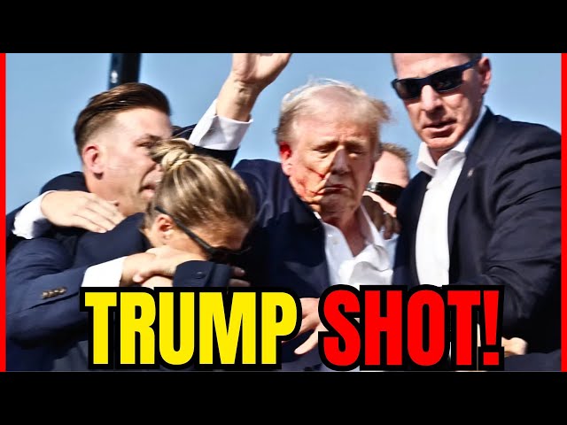 EMERGENCY: Trump SHOT in Head at Rally & Rushed Away by Secret Service