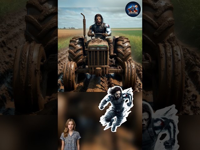 Drive a Tractor but Super Hero (Part 2) #superhero #marvel #DC #heroes #shorts #AICreation