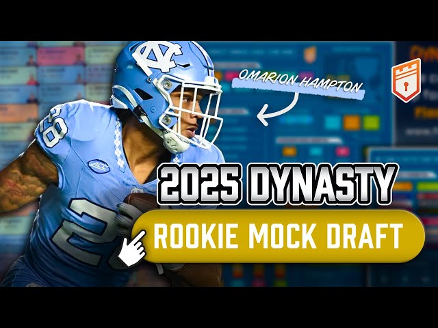 2025 Dynasty Rookie Mock Draft + Live Q&A