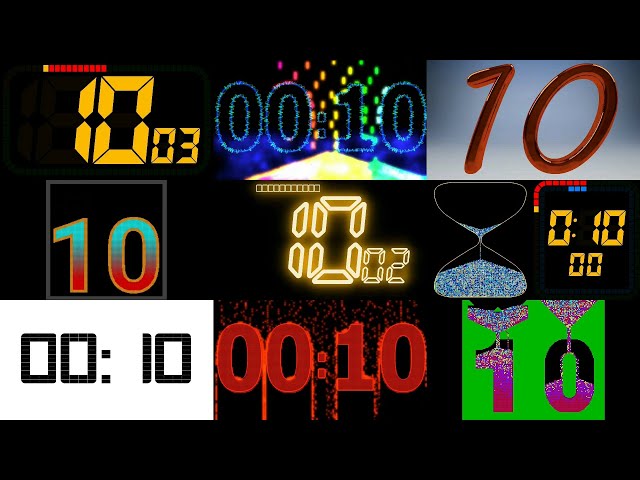 Countdown 10 to 0 Numbers Selection of my Videos