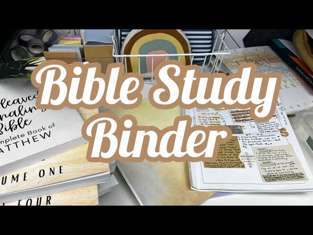 Bible Study Binder - Prep Steps 🙌🏻