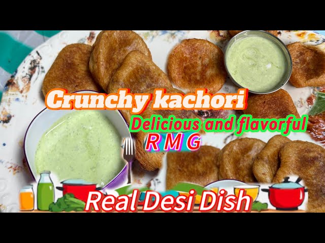 Kachori Recipe | Crunchy Kachori Recipe