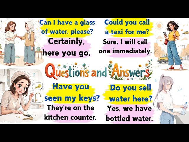 Simple English Q&A: Boost Your Daily Conversation Skills 🌟🗨️