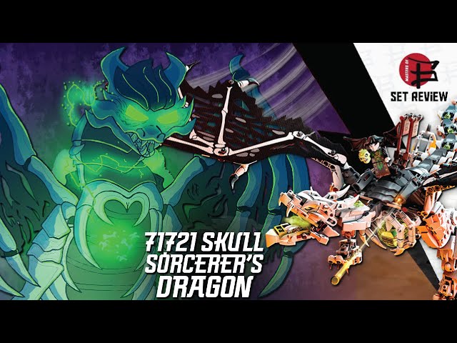 LEGO Ninjago 71721 Skull Sorcerer's Dragon Review + Speedpaint (2020)