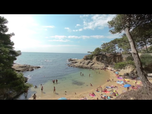 Playa de Aro (beach, coast, sea) P3 #vr180 stereoscopic 3d