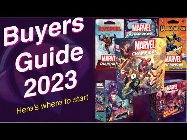 Marvel Champions Buyers Guide | Holiday Buyers Guide | 2023 | New Players Buyers Guide