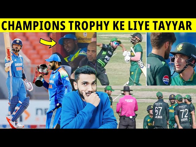 SHAHEEN VS BREETZKE FIGHT 😳IND VS ENG ODI | CHAMPIONS TROPHY