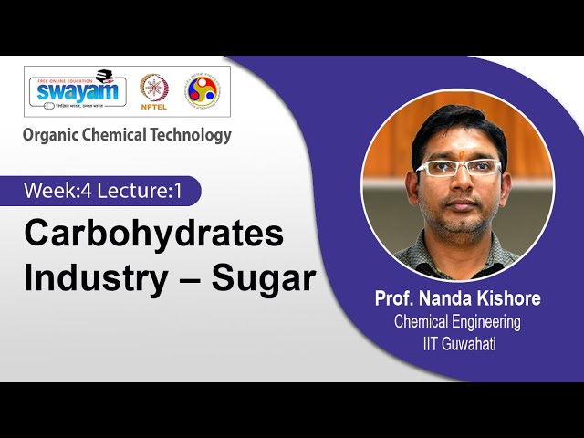 Lec 9: Carbohydrates Industry – Sugar