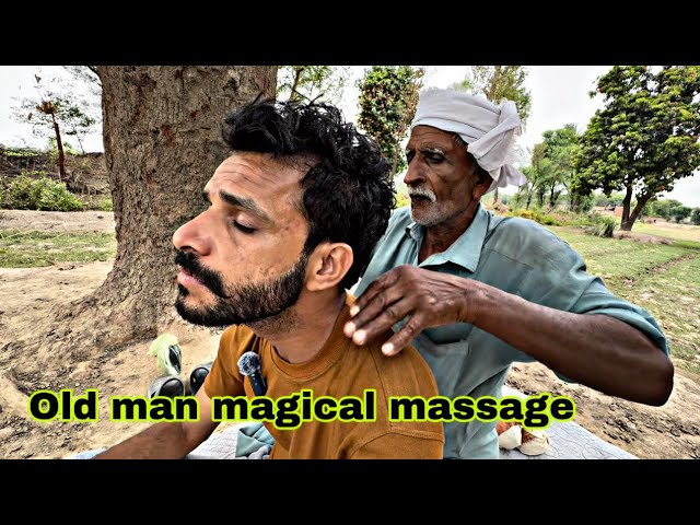 ASMR || OLD MAN MASTER OF TAPPING MASSAGE || OLD MAN DOING OLD TECHNIQUES MASSAGE || INSTANT SLEEP