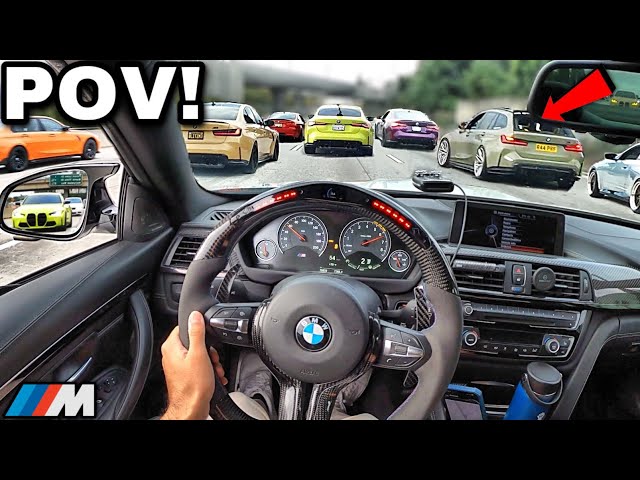 You Drive A Straight Piped BMW M4 F82 To LA’s BIGGEST BMW CAR MEET [LOUD EXHAUST POV]