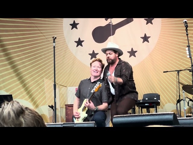 Conan O’Brien w/Dawes  w/Nathaniel Rateliff - Let It Bleed - Newport Folk Festival 2024